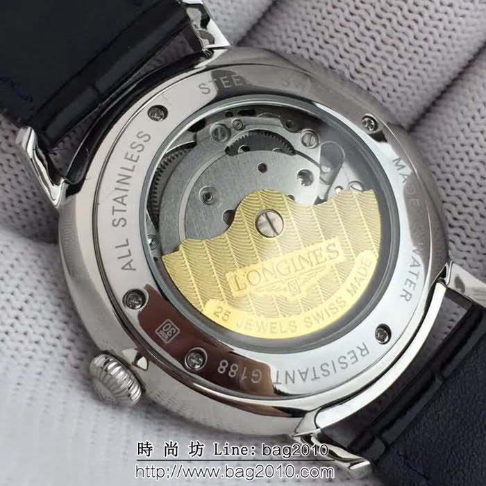 LONGINES浪琴 全自動機械 時尚男士腕表 WSS0387